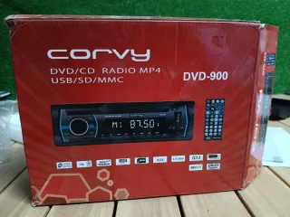 CORVY DVD Radio, USB, Color Negro coche