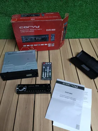 CORVY DVD Radio, USB, Color Negro coche