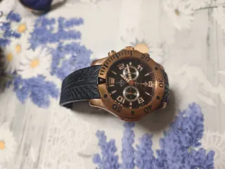 2 Reloje elegantes de pulsera dorado y marrón 55 €