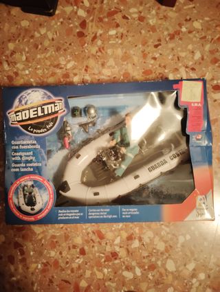 Madelman Salvacostas con Lancha Popular Juguetes