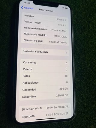 iPhone XS Max 256GB Argento