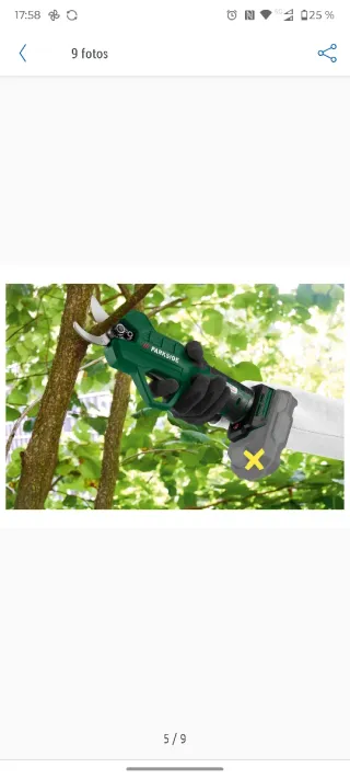 Podadora Eléctrica Parkside