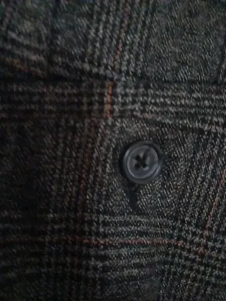 Pantalón Pull and Bear cuadros gris