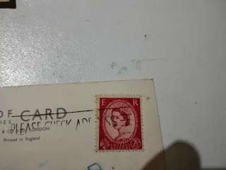 Postal Antigua Londres Casas Parlamento Puente