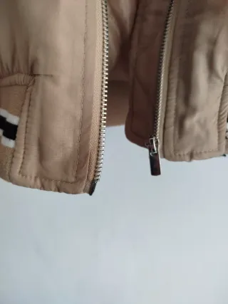 Chaqueta Bomber Beige