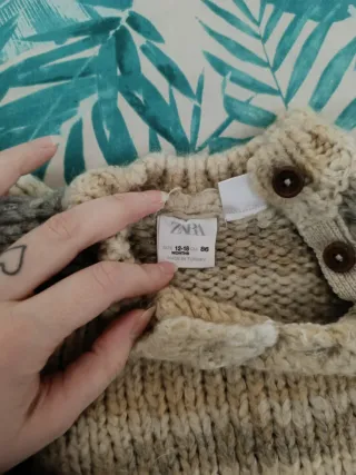 Lote 3 Jerseys Bebé Zara 12-18 Meses