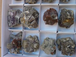 Lote 16 Aragonitos 9x6 cm