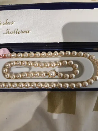 Conjunto Perlas Mallorca Collar, Pulsera y Pendien