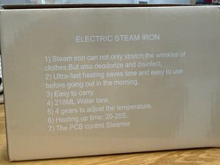 Plancha de vapor portátil