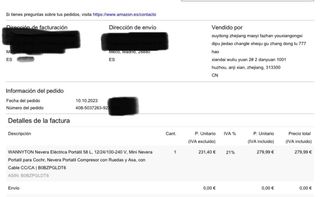 Nevera/Congelador Portátil Camper