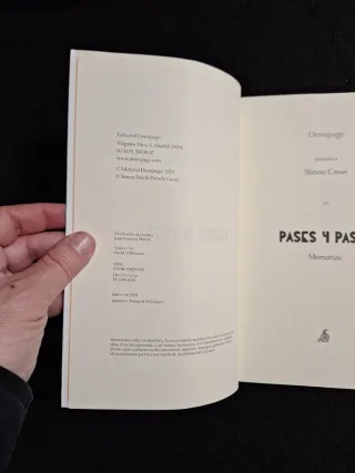 Simón Casas. Pases y pases. Memorias