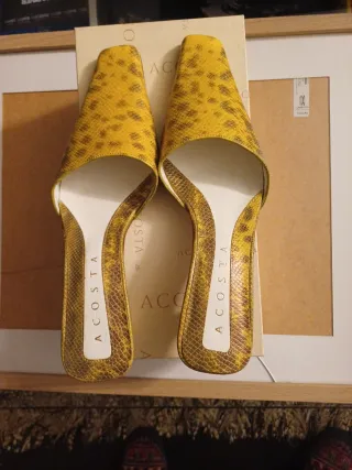 Zapatos Acosta Talla 39 Piel Serpiente