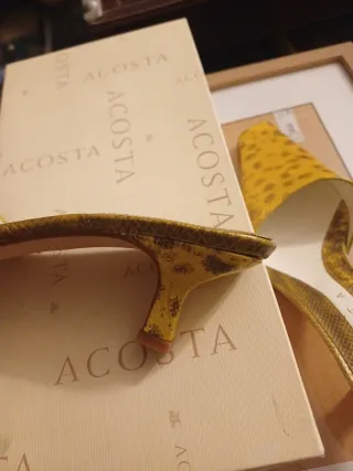 Zapatos Acosta Talla 39 Piel Serpiente