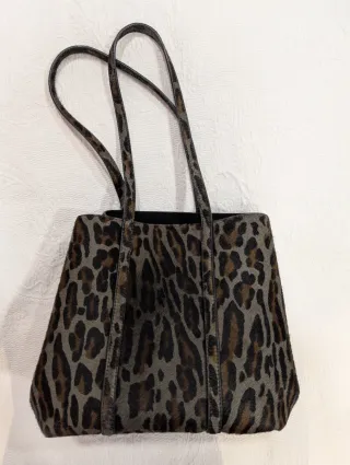 Bolso piel estampado animal