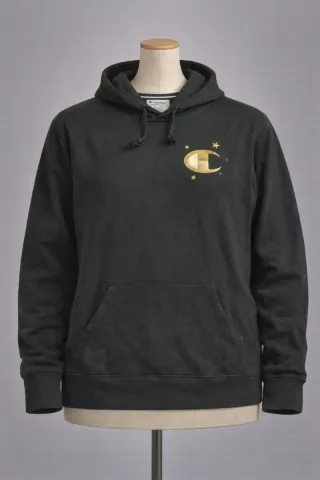 Sudadera Champion Negra Chica con Capucha