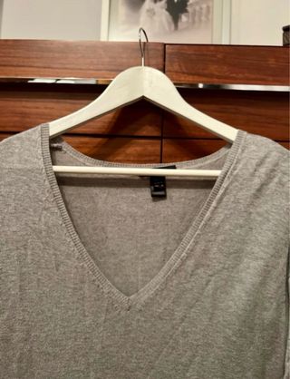 Vestido gris de Mango