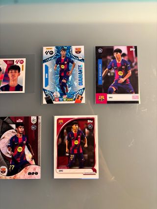 Lote 7 cartas fútbol Dro (RC)