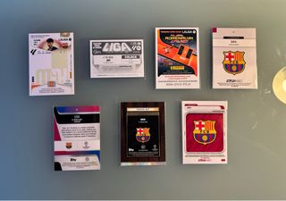 Lote 7 cartas fútbol Dro (RC)