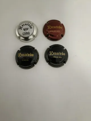 Lote 4 Chapas Cava Recaredo Originales