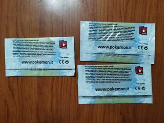 3 Buste Presentazione Pokemon Nero Bianco