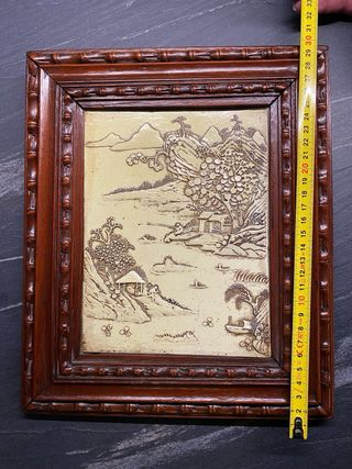 Quadro Vintage Orientale Piastrella Ceramica
