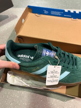 Adidas Gazelle Indoor Verdes y Azules Nuevas