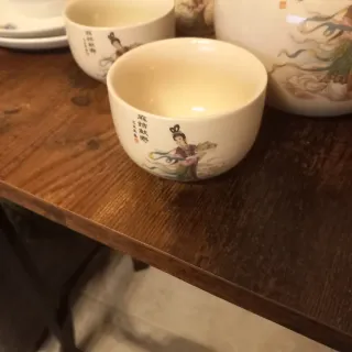 Juego de té + tazas de cerámica