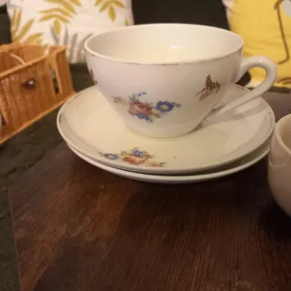 Juego de té + tazas de cerámica