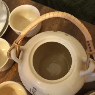 Juego de té + tazas de cerámica