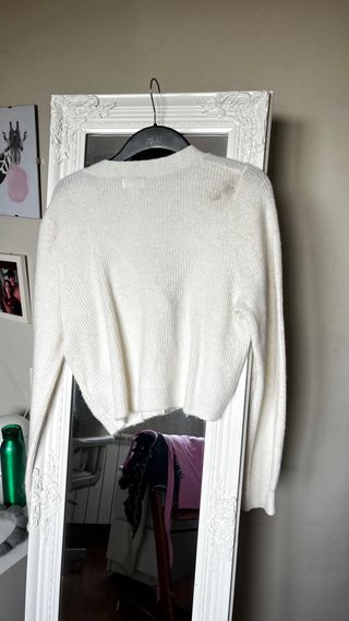 Chaqueta H&M lazo plateado