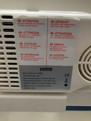 Nevera portátil Norauto 24L