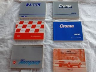 6 x Uso Manutenzione Fiat 127 Croma Tipo Ritmo