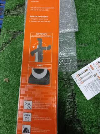 Lampada LED Ricarica Solare/Corrente