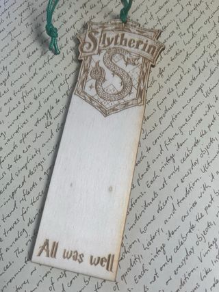 Marcapáginas Harry Potter Madera (4 uds)