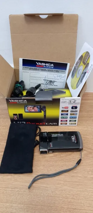 Videocámara Yashica HD Negra