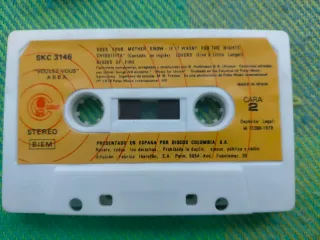 Cinta Cassette ABBA Voulez-Vous