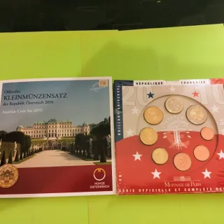 Set Monete Austria e Francia 2010