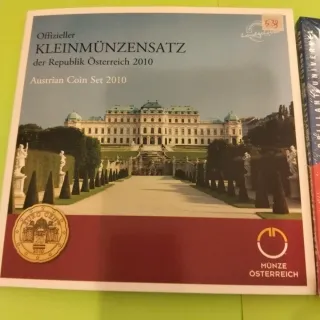Set Monete Austria e Francia 2010