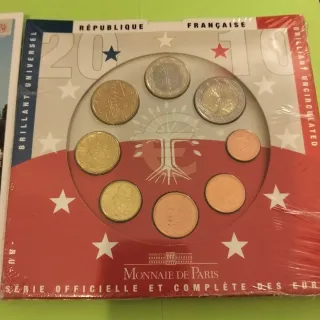 Set Monete Austria e Francia 2010