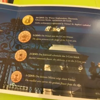 Set Monete Austria e Francia 2010