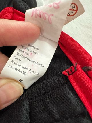 Disfraz Ninja Niño Talla M