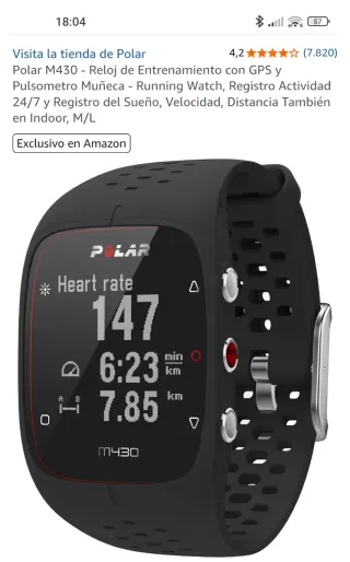 Reloj Polar M430 Negro