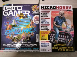 Retrogamer 48 y microhobby 218
