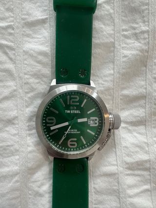 Reloj TW Steel Verde y Plateado