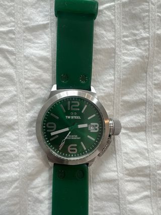 Reloj TW Steel Verde y Plateado