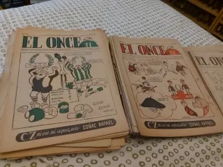 Gran lote de tebeos antiguos de el once