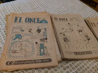 Gran lote de tebeos antiguos de el once