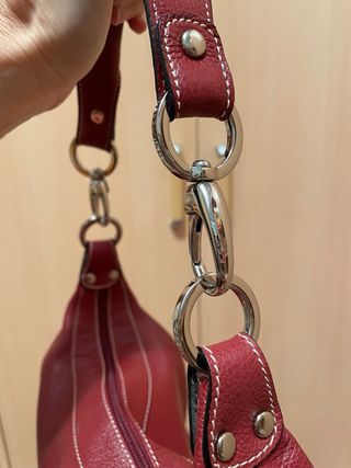 Bolso de hombro rojo Kesslord