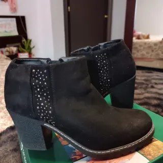 Botines negros mujer talla 38