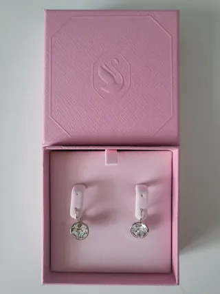 Pendientes Swarovski Bella Mini Plata